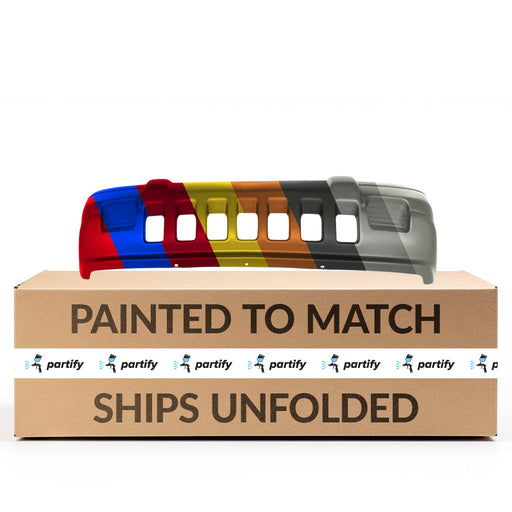 1996-1998 Jeep Grand Cherokee Laredo CAPA Certified Front Bumper W/O Fog Lamps Textured - CH1000366-Partify-Painted-Replacement-Body-Parts