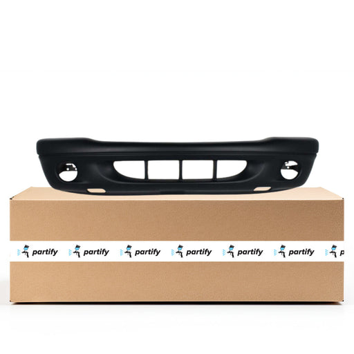 2003-2004 Dodge Durango CAPA Certified Front Bumper One Piece Type W/Fog Lamps Textured Finish Code Mcc Gray - CH1000385-Partify-Painted-Replacement-Body-Parts