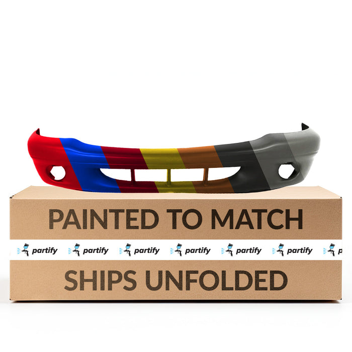 2002-2004 Dodge Dakota CAPA Certified Front Bumper W/One Piece Bumper W/Fog Lamps W/Smooth Finish - CH1000422-Partify-Painted-Replacement-Body-Parts