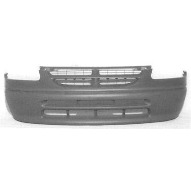 1996-1998 Dodge Caravan LE Front Bumper W/Fog Lamps Textured Finish - CH1000815-Partify-Painted-Replacement-Body-Parts