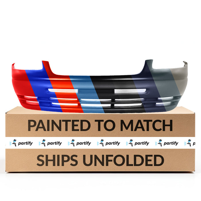 1996-2000 Plymouth Voyager/Dodge Caravan LE CAPA Certified Front Bumper White Bottom Textured Top - CH1000817-Partify-Painted-Replacement-Body-Parts