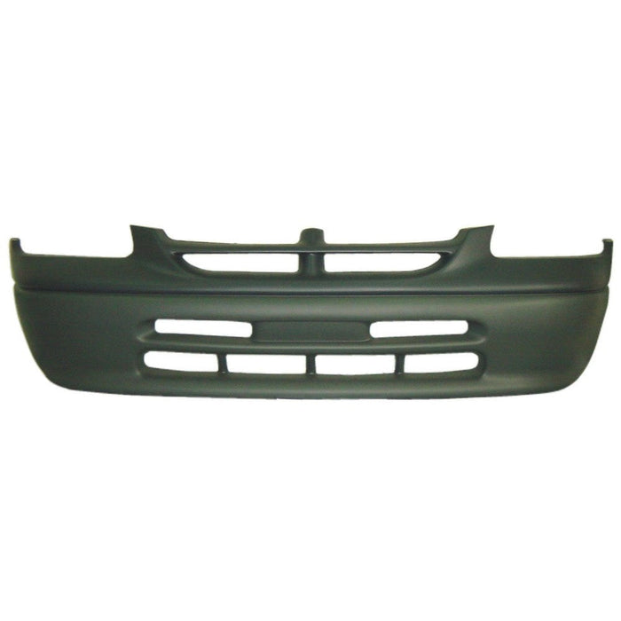 1996-1998 Dodge Caravan Front Bumper W/O Fog Lamps Textured Finish Green Bottom - CH1000818-Partify-Painted-Replacement-Body-Parts