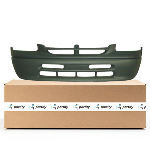 1996-1998 Dodge Caravan CAPA Certified Front Bumper W/O Fog Lamps Textured Finish Green Bottom - CH1000818-Partify-Painted-Replacement-Body-Parts