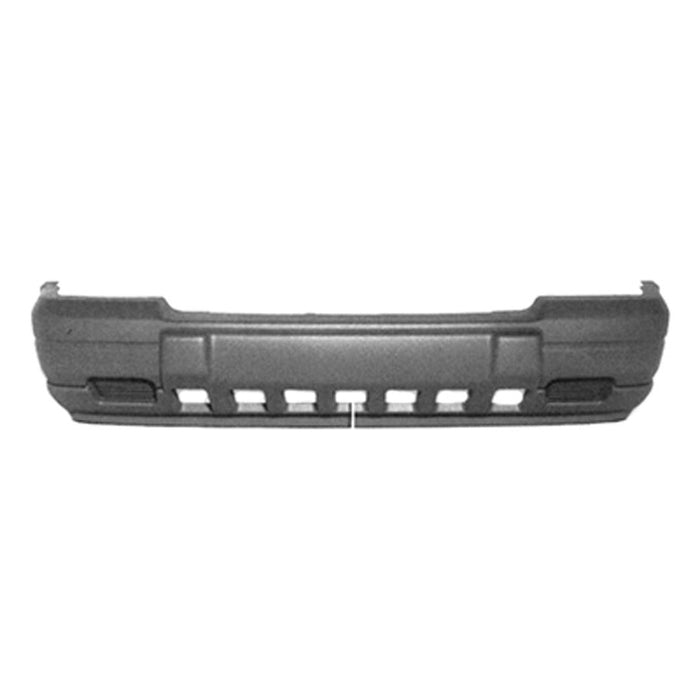 1996-1998 Jeep Grand Cherokee Laredo Front Bumper W/Fog Lamps Textured Argent - CH1000844-Partify-Painted-Replacement-Body-Parts