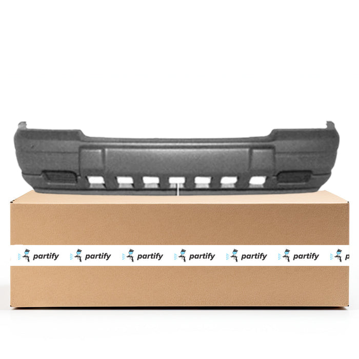 1996-1998 Jeep Grand Cherokee Laredo CAPA Certified Front Bumper W/Fog Lamps Textured Argent - CH1000844-Partify-Painted-Replacement-Body-Parts