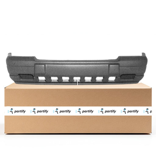 1996-1998 Jeep Grand Cherokee Laredo CAPA Certified Front Bumper W/Fog Lamps Textured Argent - CH1000844-Partify-Painted-Replacement-Body-Parts