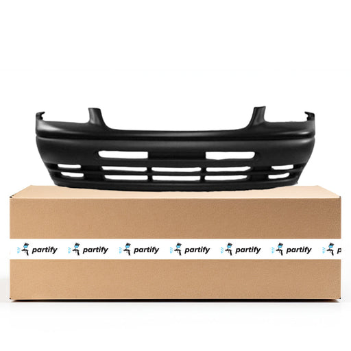 1996-2000 Plymouth Voyager CAPA Certified Front Bumper Dark Gray Bottom Textured - CH1000848-Partify-Painted-Replacement-Body-Parts