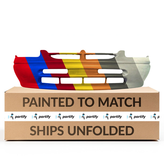 1996-2000 Dodge Caravan CAPA Certified Front Bumper Textured Cool Gray W/O Fog Lamps - CH1000855-Partify-Painted-Replacement-Body-Parts