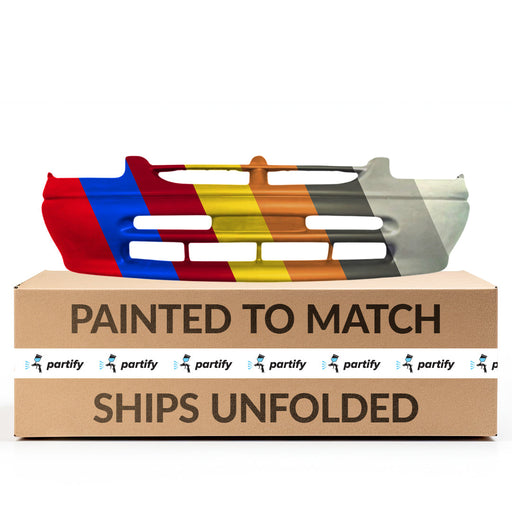 1996-2000 Dodge Caravan CAPA Certified Front Bumper Textured Cool Gray W/O Fog Lamps - CH1000855-Partify-Painted-Replacement-Body-Parts