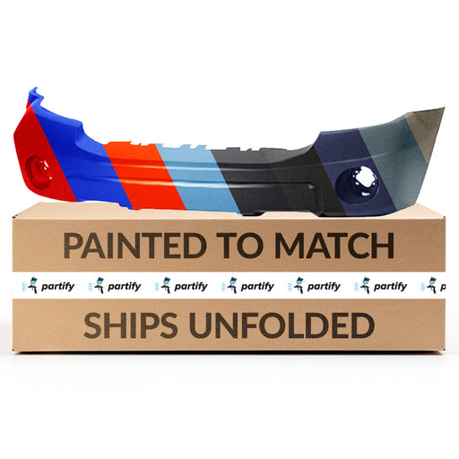 2007-2009 Dodge Durango Front Bumper With Fog Light Holes & With Tow Hook Holes & Without Chrome Insert Holes - CH1000909-Partify-Painted-Replacement-Body-Parts