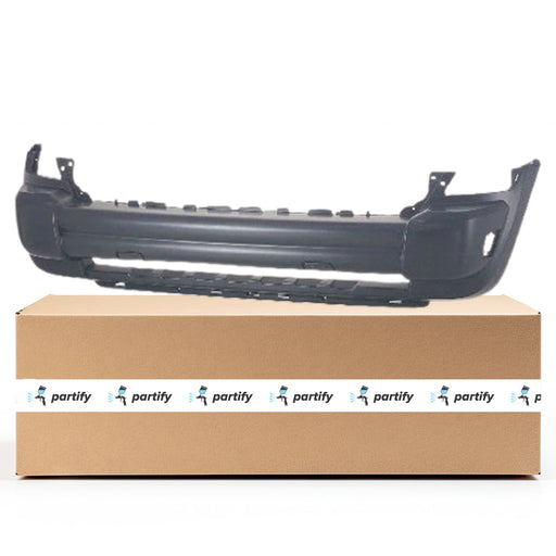2005-2007 Jeep Liberty CAPA Certified Front Bumper W/O Tow Hooks Textured Gray - CH1000923-Partify-Painted-Replacement-Body-Parts