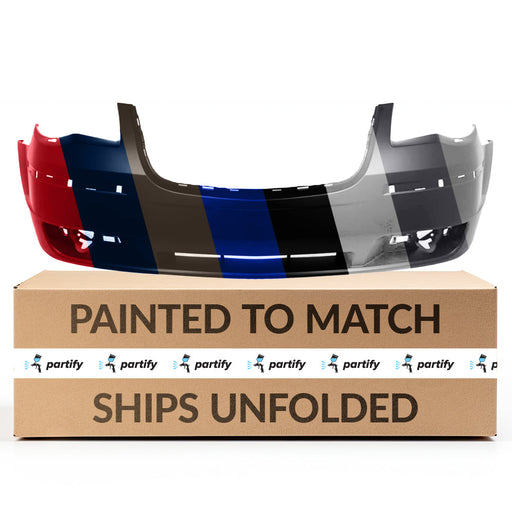 2008-2010 Chrysler Town & Country Front Bumper With Headlight Washer & With Groove For Chrome Inserts - CH1000930-Partify-Painted-Replacement-Body-Parts