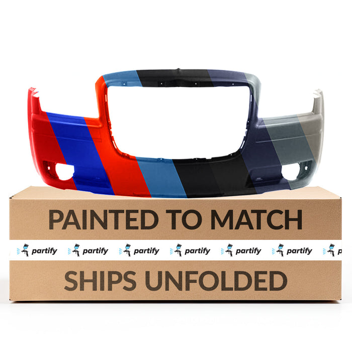 2005-2010 Chrysler 300 CAPA Certified Front Bumper W/O Fog Lamps Matte 6 Cyl 2.7L - CH1000951-Partify-Painted-Replacement-Body-Parts
