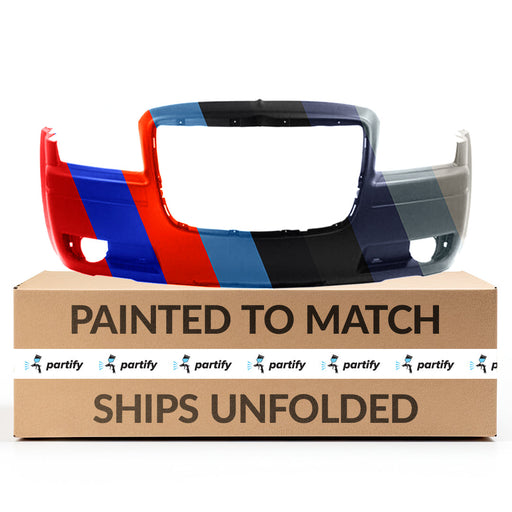 2005-2010 Chrysler 300 CAPA Certified Front Bumper W/O Fog Lamps Matte 6 Cyl 2.7L - CH1000951-Partify-Painted-Replacement-Body-Parts