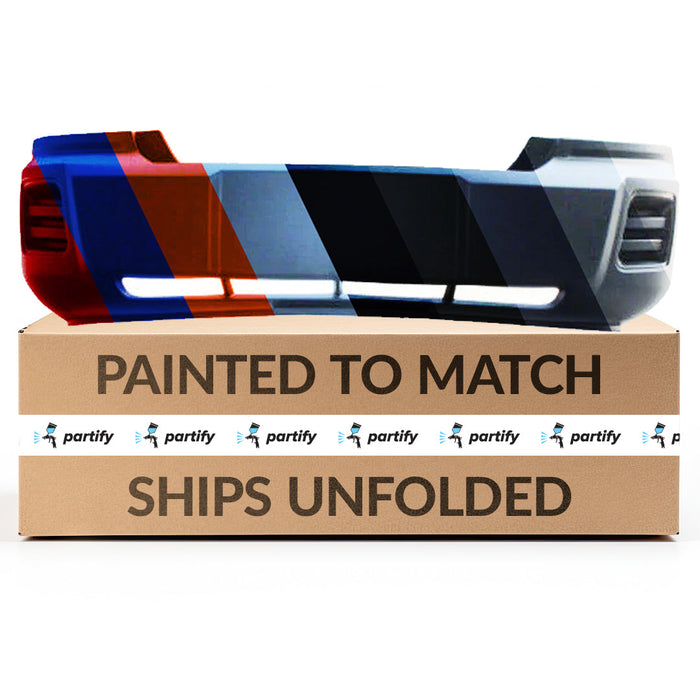 2008-2009 Dodge Dakota Pickup Front Bumper Without Flare Holes, Fog-Light Holes & With Tow Hook Holes - CH1000976-Partify-Painted-Replacement-Body-Parts