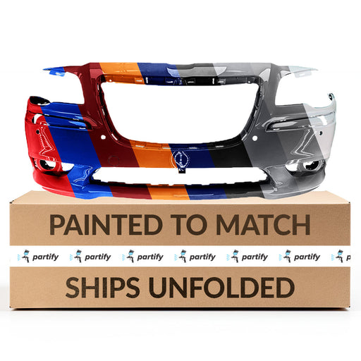 2012-2014 Chrysler 300 Front Bumper With Sensor Holes - CH1000A03-Partify-Painted-Replacement-Body-Parts