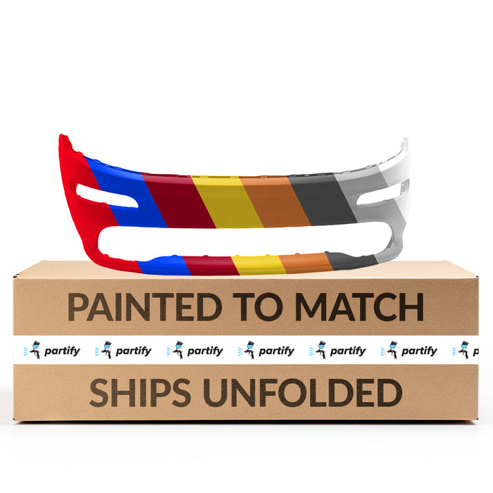 2014-2015 Jeep Grand Cherokee SRT8 CAPA Certified Front Bumper W/O Park Sensor Holes - CH1000A19-Partify-Painted-Replacement-Body-Parts