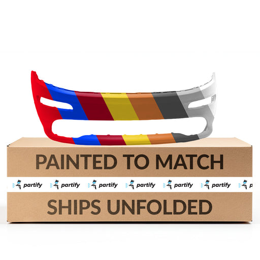 2014-2015 Jeep Grand Cherokee SRT8 CAPA Certified Front Bumper W/O Park Sensor Holes - CH1000A19-Partify-Painted-Replacement-Body-Parts