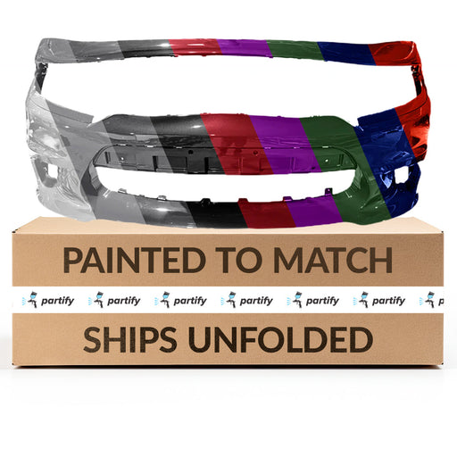 2015-2023 Dodge Charger OEM Front Bumper For Use With Hood Scoop Models - 5PP39TZZAE-Partify-Painted-Replacement-Body-Parts