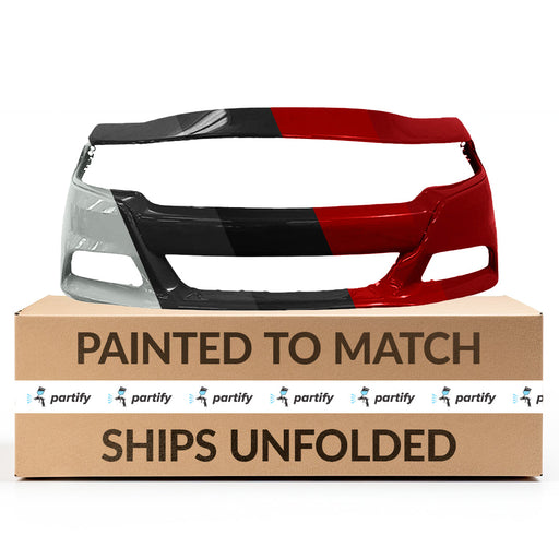 2015-2023 Dodge Charger OEM Front Bumper For Hood Without Hood Scoop - 68267765AC-Partify-Painted-Replacement-Body-Parts