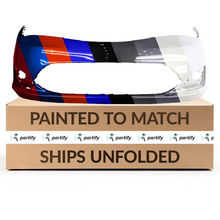 2017-2020 Chrysler Pacifica Front Bumper Without Sensor Holes & With Fog Light Holes - CH1000A27-Partify-Painted-Replacement-Body-Parts