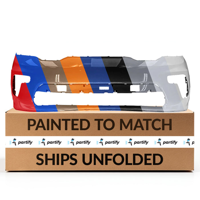 2021-2025 Dodge Durango CAPA Certified Front Bumper Without Sensor Holes - CH1000A49C-Partify-Painted-Replacement-Body-Parts