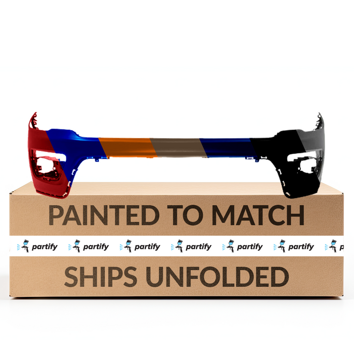 2017-2021 Jeep Compass MP CAPA Certified Front Upper Bumper Without Sensor Holes - CH1014125C-Partify-Painted-Replacement-Body-Parts