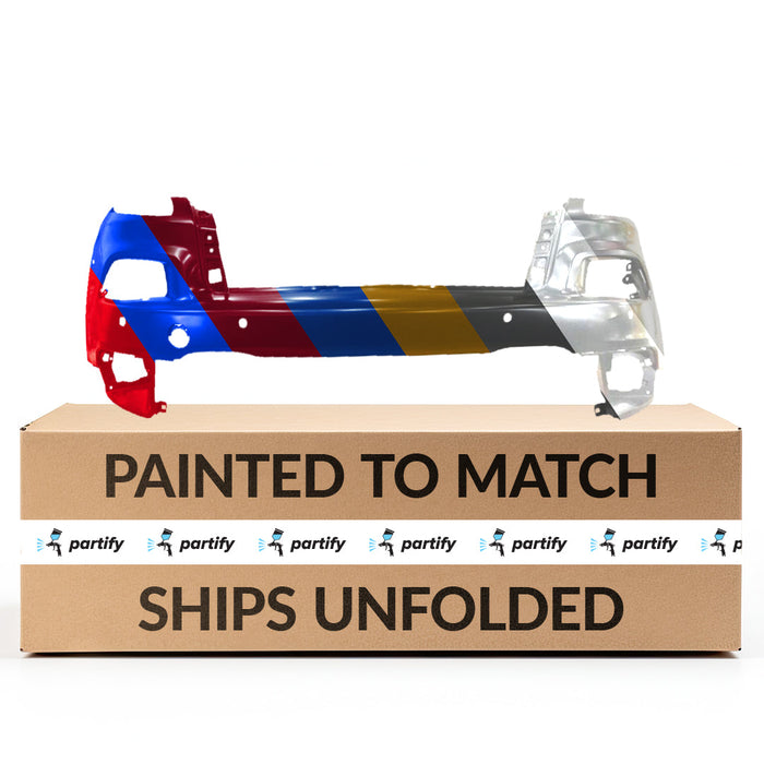 2016-2018 Jeep Cherokee Overland Front Upper Bumper - CH1014135-Partify-Painted-Replacement-Body-Parts