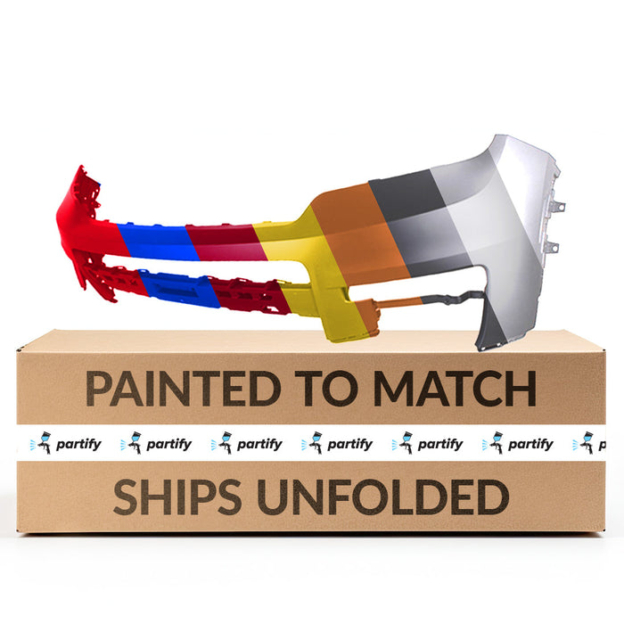 2021-2024 Jeep Grand Cherokee L Front Upper Bumper W/O Advanced Park Assist System - CH1014142-Partify-Painted-Replacement-Body-Parts