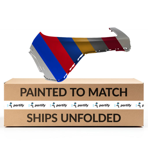 2014-2018 Jeep Cherokee Trailhawk Front Passenger Side Bumper Upper - CH1017102-Partify-Painted-Replacement-Body-Parts