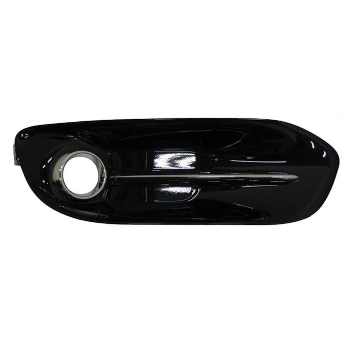 2013-2016 Dodge Dart Front Driver Side Bumper Insert Fog Lamp Bezel W/Fog Lamps Chrome - CH1038140-Partify-Painted-Replacement-Body-Parts
