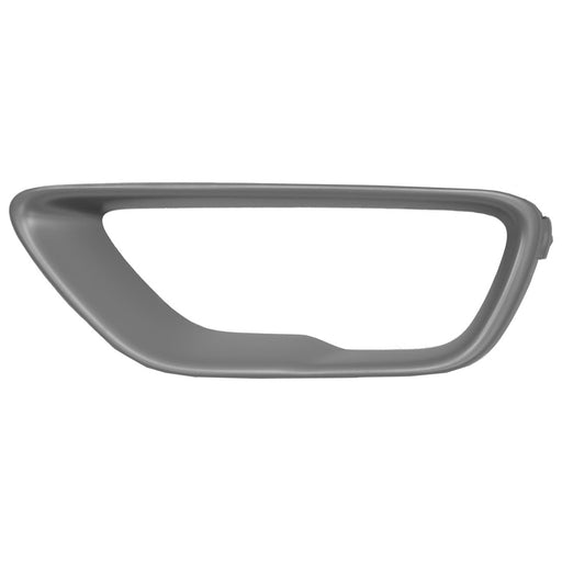 2014-2022 Jeep Grand Cherokee/Cherokee WK Laredo/Laredo E/Laredo X/Limited/Overland/Summit/Laredo/Limited Front Driver Side Bumper Insert Fog Lamp Opening Trim Ring - CH1038199-Partify-Painted-Replacement-Body-Parts