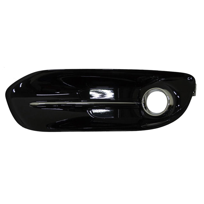 2013-2016 Dodge Dart Front Passenger Side Bumper Insert Fog Lamp Bezel W/Fog Lamps Chrome - CH1039140-Partify-Painted-Replacement-Body-Parts