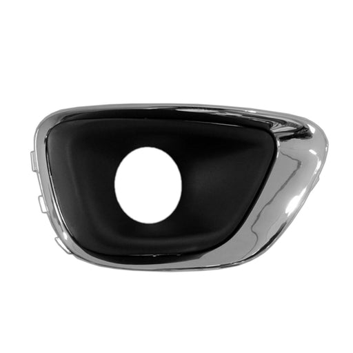 2014-2017 Jeep Compass Front Passenger Side Bumper Insert Fog Lamp Bezel W/Chrome Trim - CH1039184-Partify-Painted-Replacement-Body-Parts