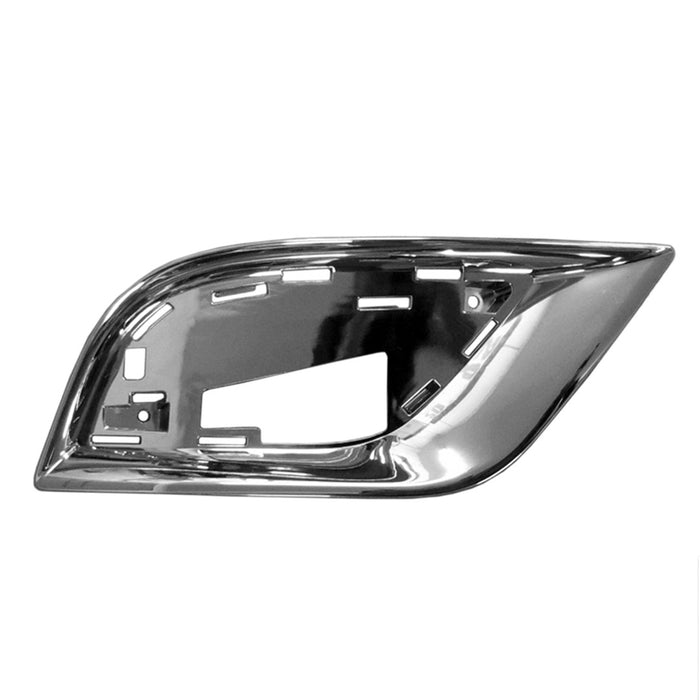 2017-2021 Jeep Grand Cherokee Summit/Summit Elite Platinum Front Passenger Side Bumper Insert Outer Grille Bezel Chrome - CH1039186-Partify-Painted-Replacement-Body-Parts