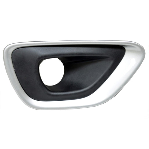 2014-2016 Jeep Grand Cherokee Laredo/Limited Front Passenger Side Bumper Insert Fog Lamp Bezel W/Fog Lamps Silver - CH1039195-Partify-Painted-Replacement-Body-Parts