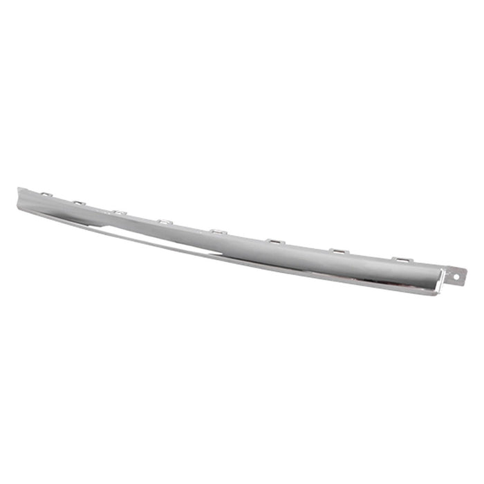 Jeep Grand Cherokee L Front Bumper Molding W/O Tow Hooks Center Applique Chrome - CH1044175