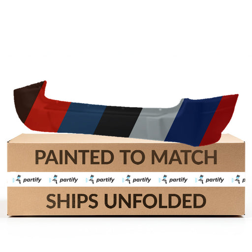 1999-2002 Jeep Grand Cherokee Laredo Rear Bumper W/O Hitch Bezel Dark Brownstone - CH1100212-Partify-Painted-Replacement-Body-Parts