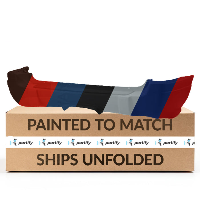 1999-2002 Jeep Grand Cherokee Laredo/Sport CAPA Certified Rear Bumper W/Hitch Bezel Brownstone - CH1100276-Partify-Painted-Replacement-Body-Parts