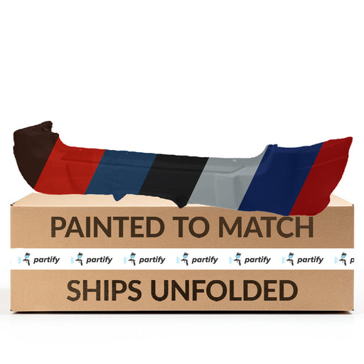 1999-2002 Jeep Grand Cherokee Laredo/Sport CAPA Certified Rear Bumper W/Hitch Bezel Brownstone - CH1100276-Partify-Painted-Replacement-Body-Parts