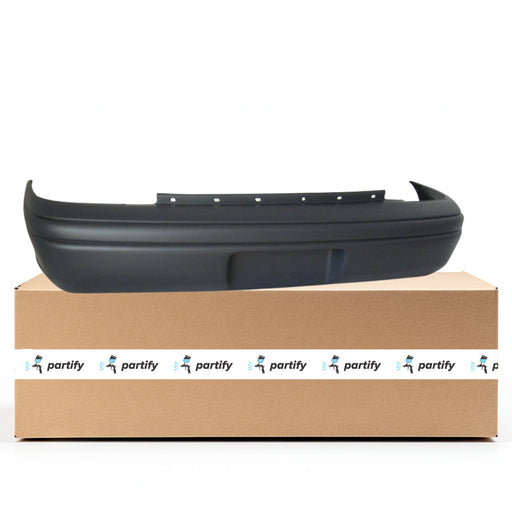 1995-1999 Dodge Neon Base CAPA Certified Rear Bumper Prefinished Textured Flat High Trim To 10/24/94 - CH1100277-Partify-Painted-Replacement-Body-Parts