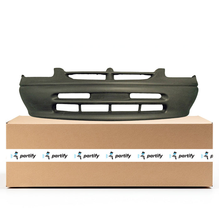 2001-2003 Chrysler Voyager/Dodge Caravan SE CAPA Certified Rear Bumper Textured Finish Dark Blue - CH1100293-Partify-Painted-Replacement-Body-Parts