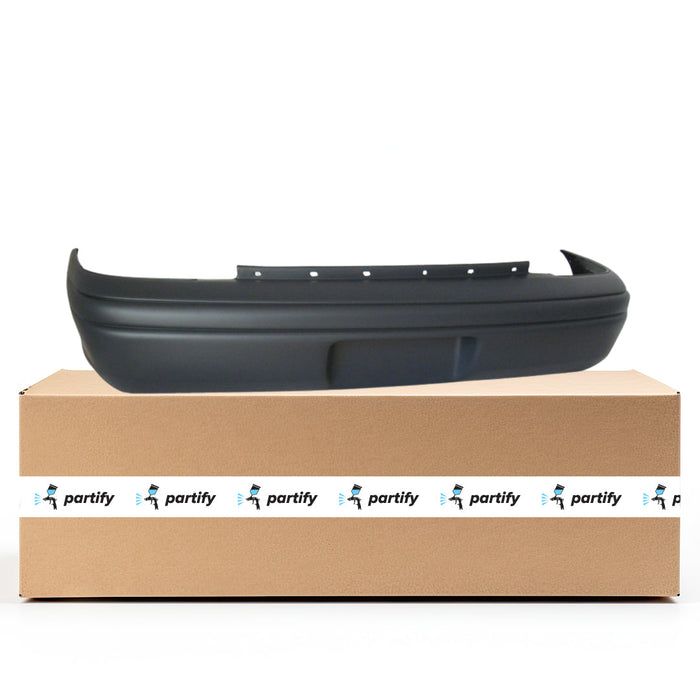 1995-1999 Dodge Neon/Plymouth Neon CAPA Certified Rear Bumper Textured From 10/24/94 - CH1100812-Partify-Painted-Replacement-Body-Parts