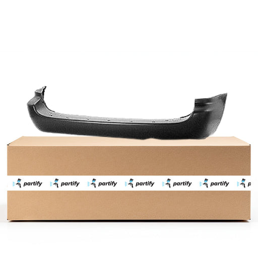2001-2003 Chrysler Voyager Base/Dodge Caravan CAPA Certified Rear Bumper Textured Finish Bourdeaux - CH1100820-Partify-Painted-Replacement-Body-Parts