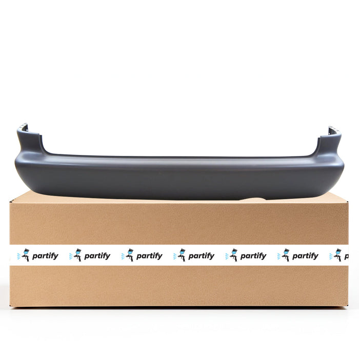 1996-2000 Dodge Caravan CAPA Certified Rear Bumper W/Long Wheelbase Textured Finish Cool Gray Bottom - CH1100822-Partify-Painted-Replacement-Body-Parts