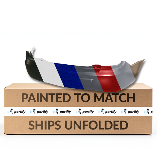 2003-2005 Dodge Neon CAPA Certified Rear Bumper W/Bright Dual Exhaust Tip W/O Ground Effects R/T Only - CH1100863-Partify-Painted-Replacement-Body-Parts