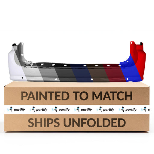 2011-2020 Dodge Grand Caravan Rear Bumper With Sensor Holes & Without Blind Spot Brackets - CH1100970-Partify-Painted-Replacement-Body-Parts