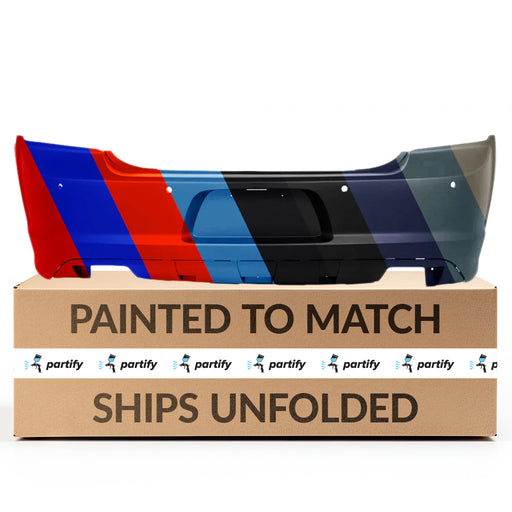 2012-2014 Dodge Charger SRT8 Rear Bumper With Sensor Holes - CH1100978-Partify-Painted-Replacement-Body-Parts