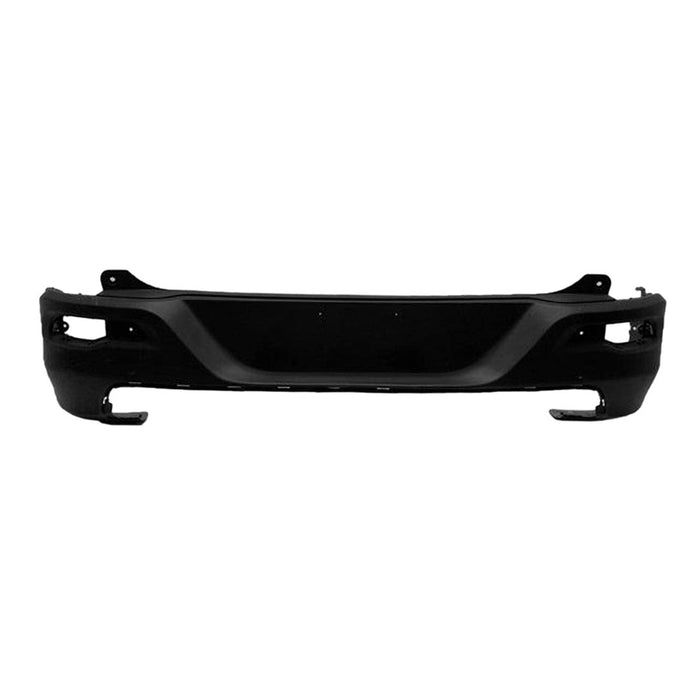 2014-2018 Jeep Cherokee Trailhawk Rear Bumper W/O Advanced Park Assist System W/O Parking Sensors Textured - CH1100986-Partify-Painted-Replacement-Body-Parts