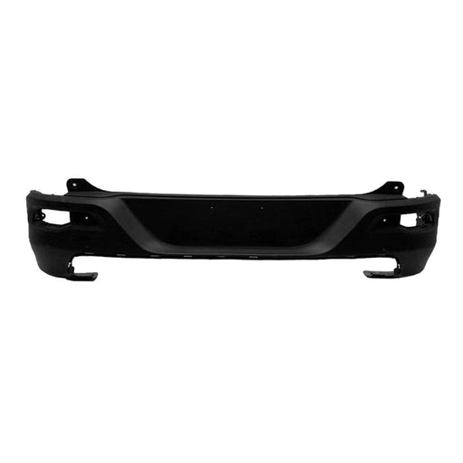 2014-2018 Jeep Cherokee Trailhawk Rear Bumper W/O Advanced Park Assist System W/O Parking Sensors Textured - CH1100986-Partify-Painted-Replacement-Body-Parts